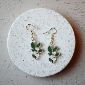 Camellia Sinensis Acrylic Earrings