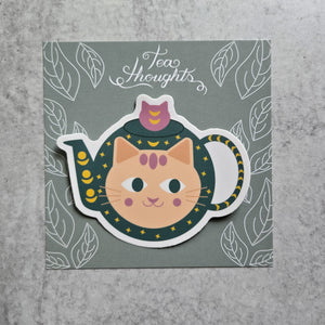 Tea Themed Vinyl Stickers