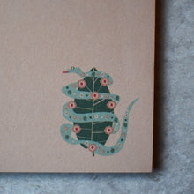 Snake & Tea Leaf memo pad