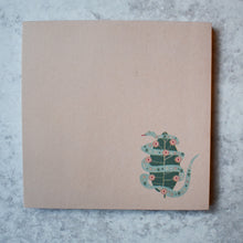 Snake & Tea Leaf memo pad