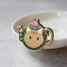 Cat Teapot Enamel Pin