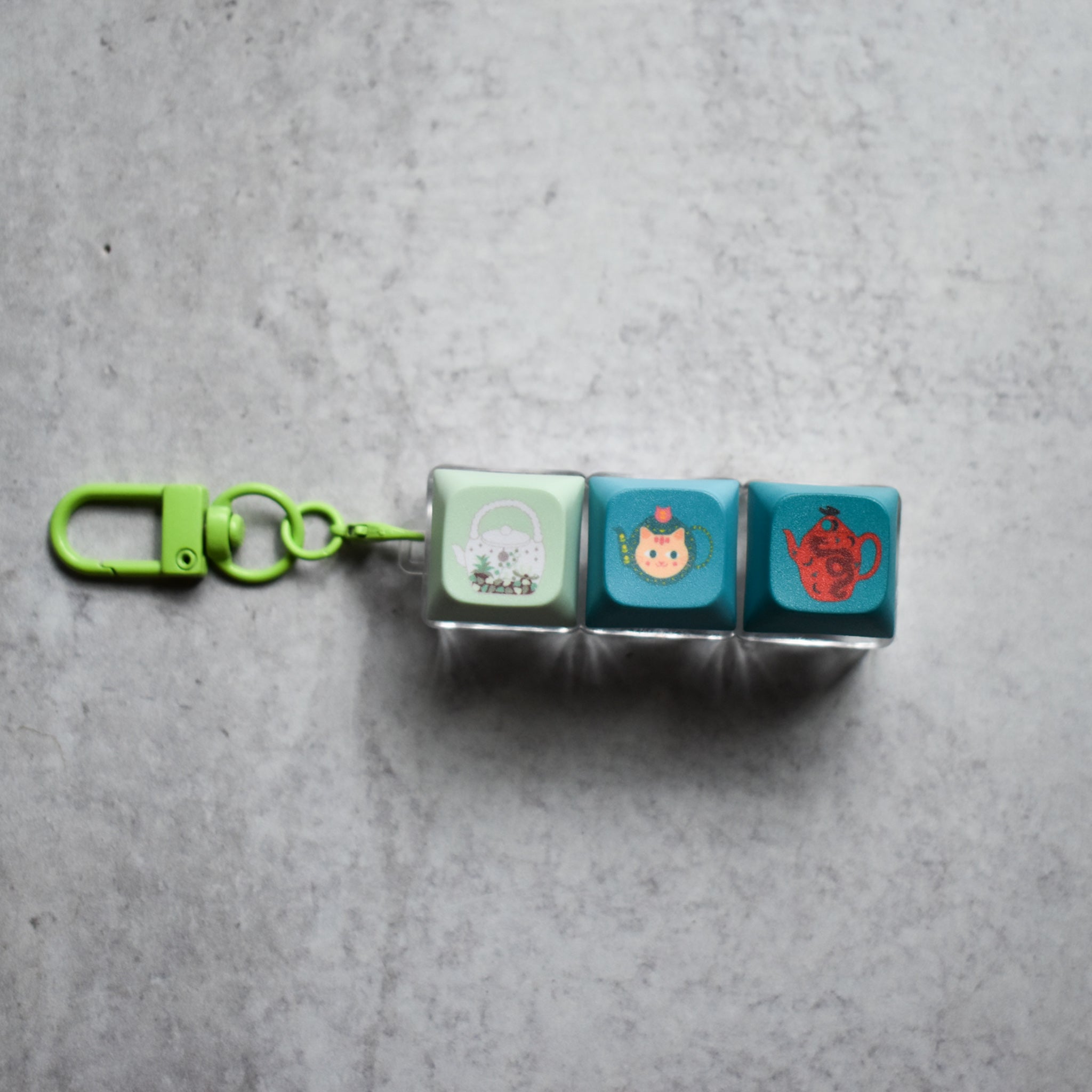 Keyboard Keychain - Teapots – Tea Thoughts