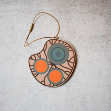 Tea Tray Wood Ornament