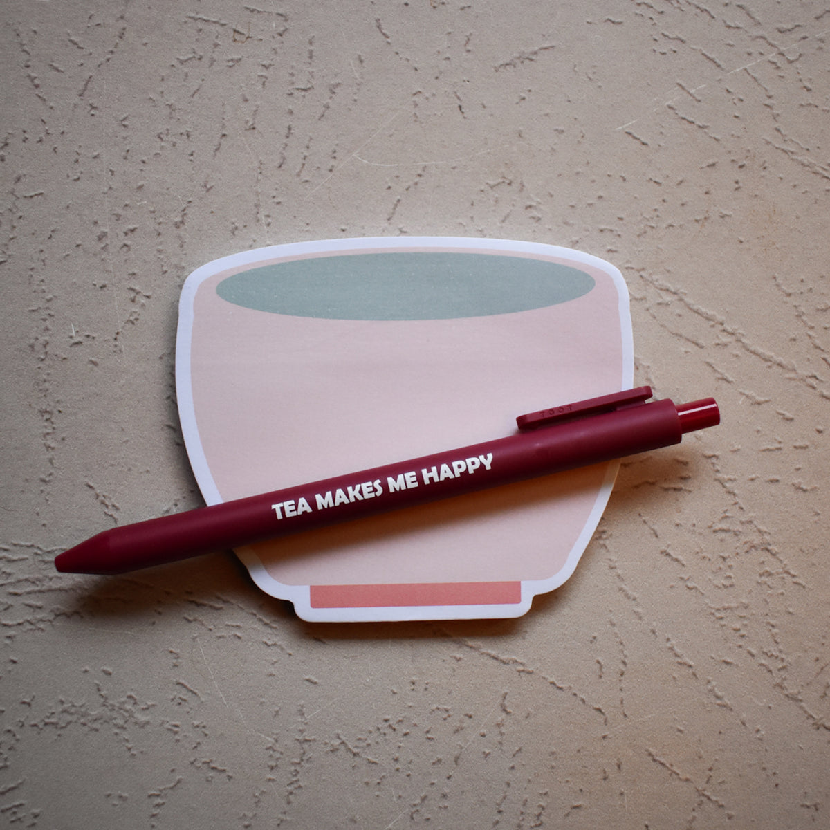 Matcha Cup Sticky Notepad – Tea Thoughts