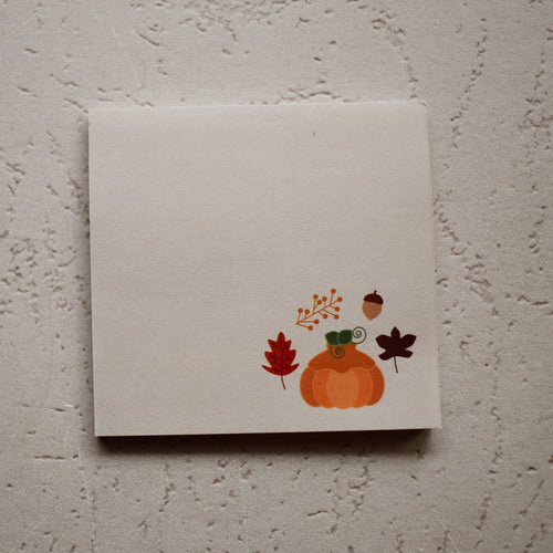 Pumpkin Gaiwan Sticky Notepad