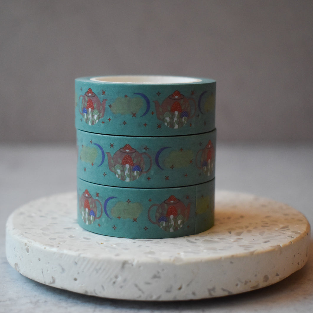 Mushroom Teapot washi tape