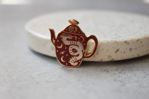 Dragon Teapot Enamel Pin
