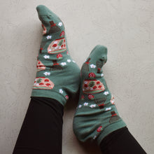 Strawberry Matcha Ankle Socks