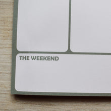 Weekly Planner Notepad -  Bunny Teapot