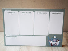 Weekly Planner Notepad -  Bunny Teapot