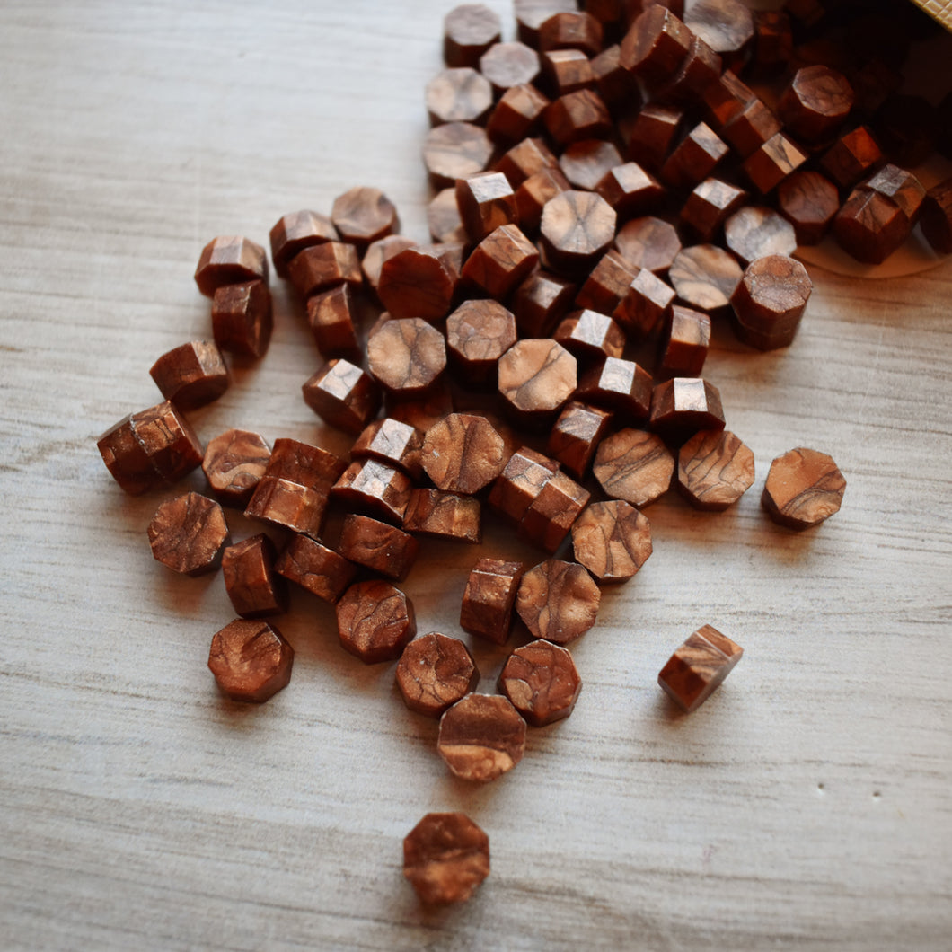 Bronze Wax Beads