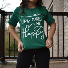 Tea Makes Me Happy tshirt - Green