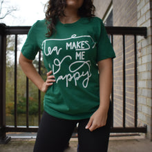 Tea Makes Me Happy tshirt - Green