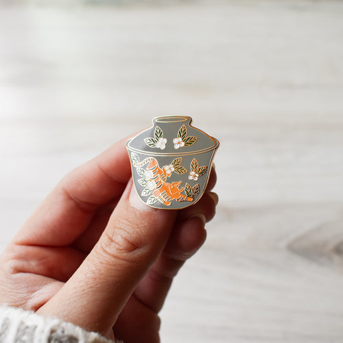 Year of the Tiger Gaiwan Enamel Pin