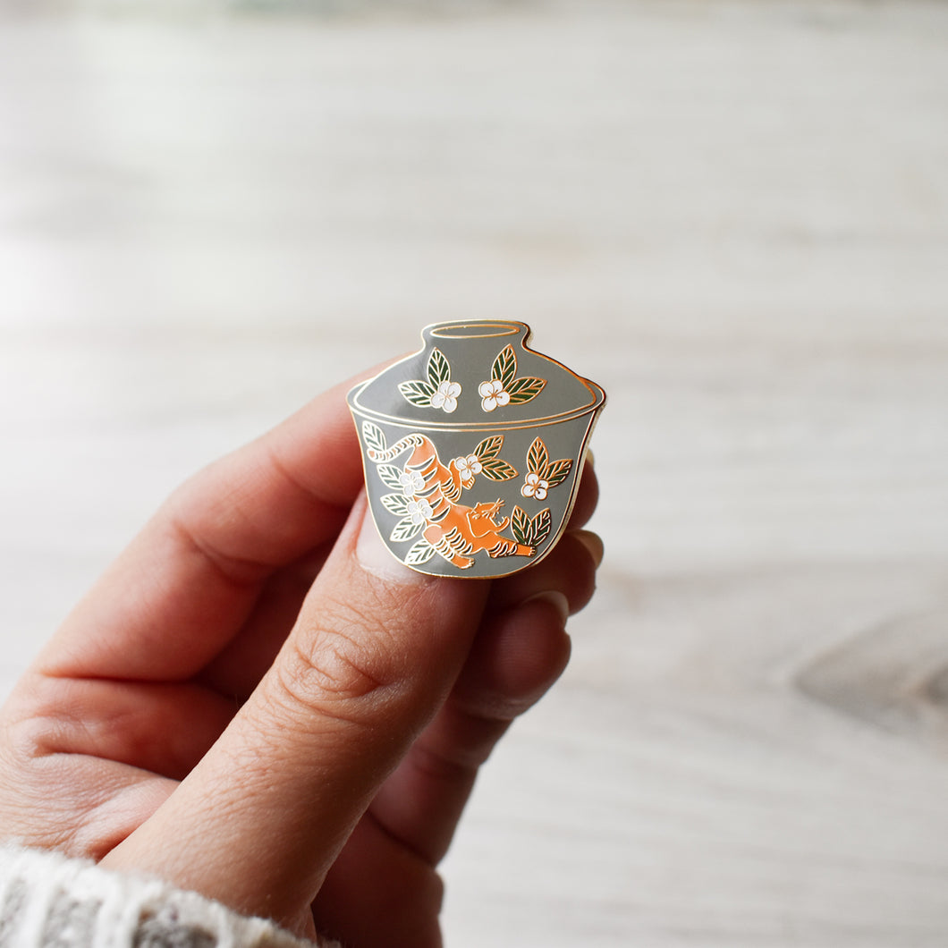Year of the Tiger Gaiwan Enamel Pin