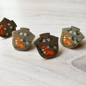 Year of the Tiger Gaiwan Enamel Pin
