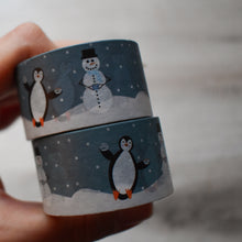 Penguin & snowman washi tape