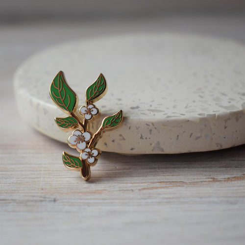 Camellia Sinensis Enamel Pin