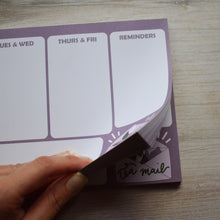 Weekly Planner Notepad - Tea Mail
