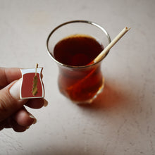 Tea W/Rock Candy Enamel Pin