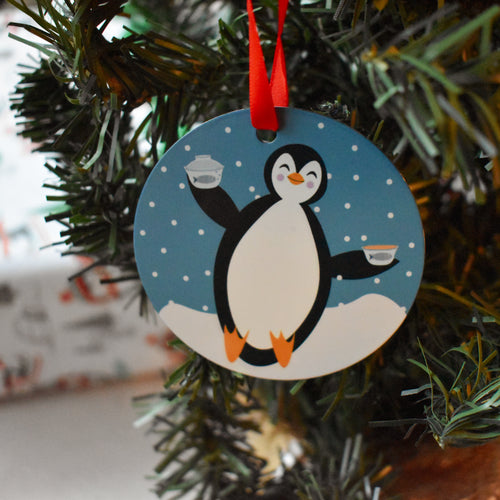 Gaiwan Penguin Ornament