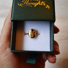 Camellia Sinensis Oval Ring