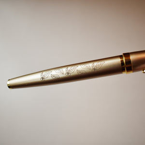 Fountain Pen- Camellia Sinensis Leaves & Flowers
