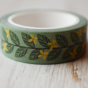 Osmanthus Flowers & Leaves washi tape