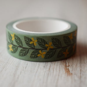 Osmanthus Flowers & Leaves washi tape